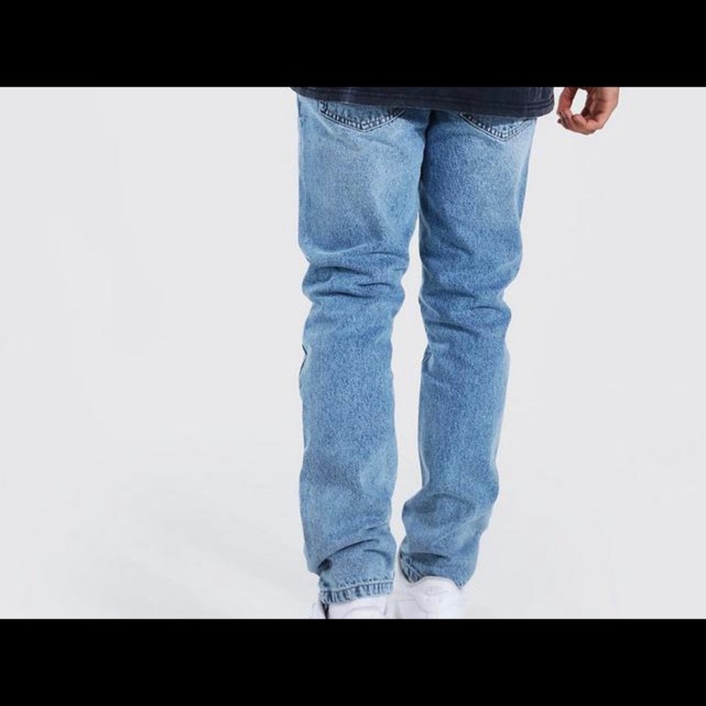 Slim Rigid Blue Light Jeans - Picture 2 of 4